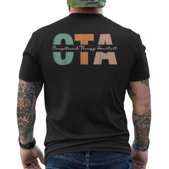 Occupational Therapy Assistant Ota Occupational Therapist Men's T-shirt Back Print - Monsterry UK