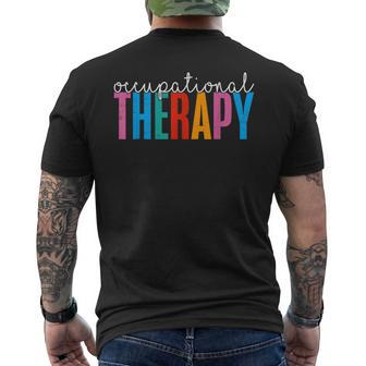 Occupational Therapy -Ot Therapist Ot Month Men's T-shirt Back Print - Monsterry