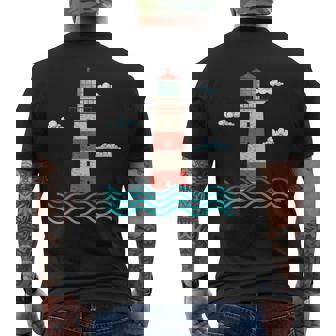 Océano Olas Amantes Del Faro Mar Faro Camiseta Hombre Estampado Espalda - Regaloses