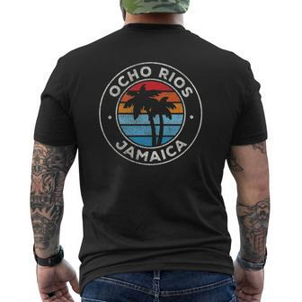 Ocho Rios Jamaica Vintage Graphic Retro 70S Mens Back Print T-shirt - Thegiftio UK