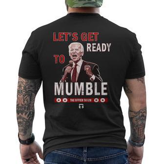 The Officer Tatum Let's Get Ready To Mumble Men's T-shirt Back Print - Monsterry DE