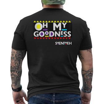 Oh My Goodness 90'S Black Sitcom Lover Urban Clothing Men's T-shirt Back Print - Monsterry DE