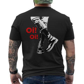 Oi Oi Ska Street Punk Hardcore Punk T-Shirt mit Rückendruck - Seseable