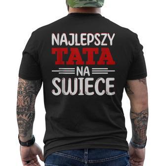 Ojciec Tataater Polska Polnischer Papa Spruch Geschenk T-Shirt mit Rückendruck - Geschenkecke