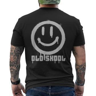 Old Skool Raver Oldskool Raving Rave Party Men's T-shirt Back Print - Thegiftio UK