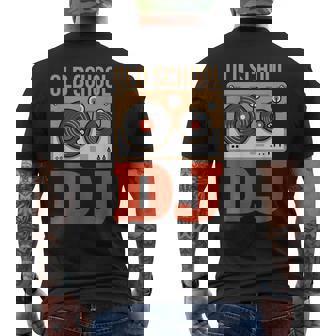 Oldschool Dj Deejay Dj Music Camiseta Hombre Estampado Espalda - Regaloses