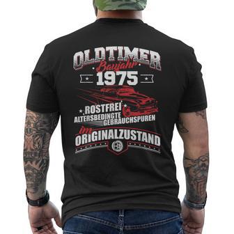 Oldtimer Baujahr 1975Intage Birthday S T-Shirt mit Rückendruck - Geschenkecke