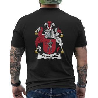 O'loughlin Coat Of Arms Irish Family Crests Mens Back Print T-shirt - Seseable
