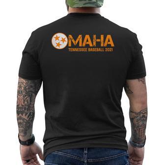 Omaha Bound Knoxville Tennessee Baseball Fan Daddy 2021 Men's T-shirt Back Print - Monsterry