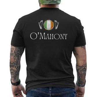 O’Mahony Surname Irish Family Name Heraldic Flag Harp Men's T-shirt Back Print - Seseable
