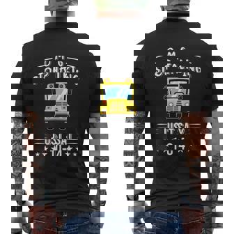 Omg Stop Talking Just Say 104 School Bus Driver Tee Graphic Printed Casual Daily Basic Mens Back Print T-shirt - Thegiftio