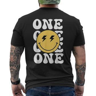 One Happy Dude 1St Birthday Theme Family Matching Men's T-shirt Back Print - Thegiftio UK