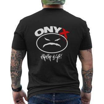 Onyx Hip Hop Mens Back Print T-shirt - Seseable