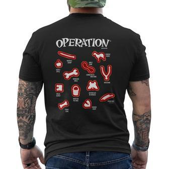 Operation Game Pieces Graphic Printed Casual Daily Basic Mens Back Print T-shirt - Thegiftio UK