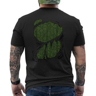 Original Binary Ripped Rip Computer Coding Programmer Men's T-shirt Back Print - Monsterry