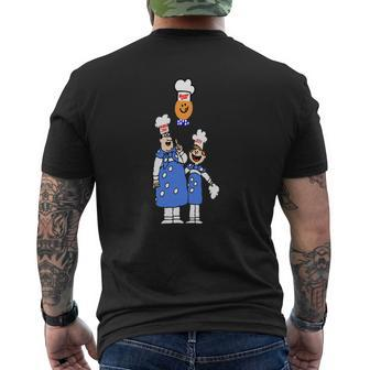 Original Burger Chef And Jeff Promo Mens Back Print T-shirt - Thegiftio UK
