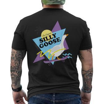 The Original Silly Goose Skate Funy Silly Goose Men's T-shirt Back Print - Thegiftio UK