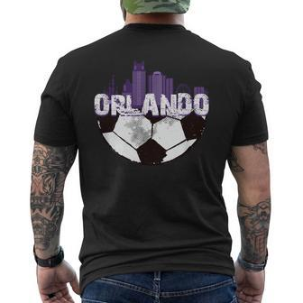 Orlando Fan Fc T Men's T-shirt Back Print - Monsterry