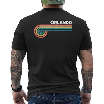 Orlando Retro Style Hometown Pride Men's T-shirt Back Print - Monsterry CA