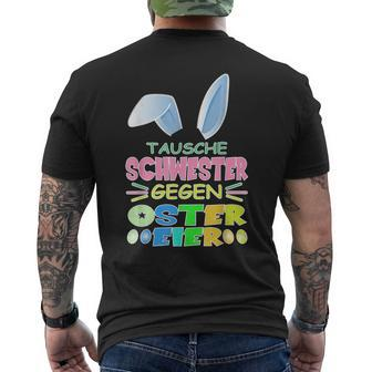 Oster T For Boys Easter Egg T-Shirt mit Rückendruck - Seseable