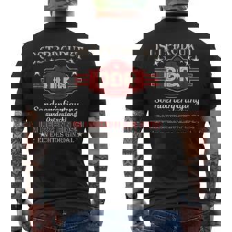 Ostprodukt Ddr Clothes Vintage Onostalgia Party Ossi T-Shirt mit Rückendruck - Seseable