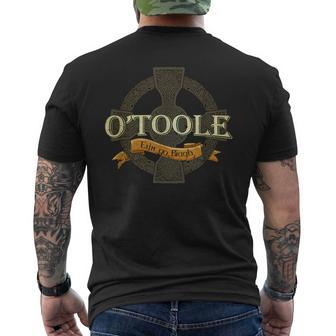O'toole Irish Surname O'toole Irish Family Name Celtic Cross Men's T-shirt Back Print - Seseable