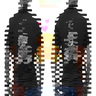 Ours En Peluche Et Cœurs Motif Ourson Mignon T-shirt imprimé au dos - Cadeauxyz