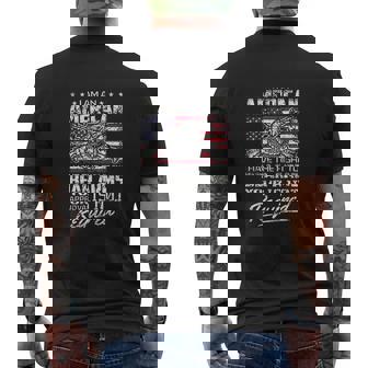 Owner 2Nd Amendment Support I Will Not Comply Mens Back Print T-shirt - Thegiftio