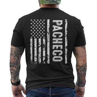 Pacheco Last Name Surname Team Pacheco Family Reunion Men's T-shirt Back Print - Seseable