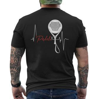 Padel Fan Athletes For Padel Tennis Player T-Shirt mit Rückendruck - Seseable