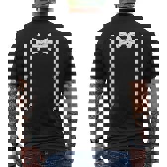 Pajarita Con Tirantes Boda Divertida Y Ocasiones Especiales Camiseta Hombre Estampado Espalda - Regaloses