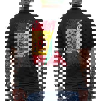 Palestina España Bandera De La Amistad Palestina Camiseta Hombre Estampado Espalda - Regaloses