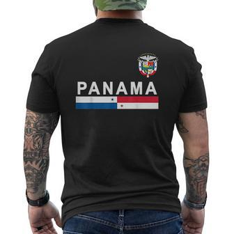 Panama National Pride Mens Back Print T-shirt - Thegiftio UK