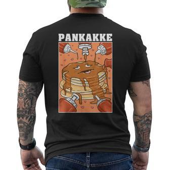 Pankakke Naughty Pancake Bukakke Ecchi Hentai Pun Men's T-shirt Back Print - Seseable