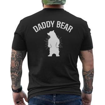 Papa Bär Daddy Bär Geschenke Füratertag Geburtstag Papa T-Shirt mit Rückendruck - Geschenkecke