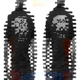 Papa Bear Great For Dad Father Grandpa Men's T-shirt Back Print - Thegiftio UK