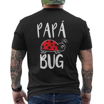 Papa Bug Spanish Dad Ladybug Men's T-shirt Back Print - Monsterry CA