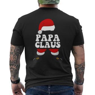 Papa Claus Weihnachtsmann Weihnachten T-Shirt mit Rückendruck - Geschenkecke