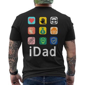 Papa I Dad Als Lustige Appatertag T-Shirt mit Rückendruck - Geschenkecke