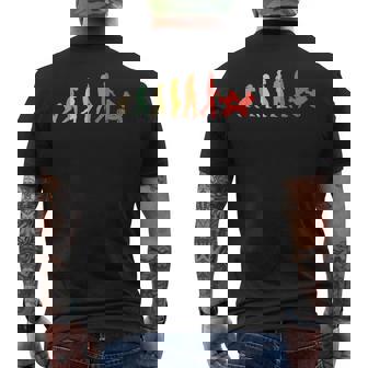 Papá Gemelos Evolución Día Del Padre Regalo Mellizos Papa Camiseta Hombre Estampado Espalda - Regaloses