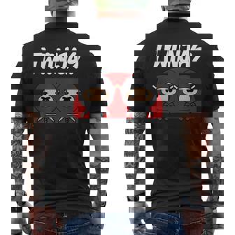 Papá Gemelos Mellizos Padre Camiseta Hombre Estampado Espalda - Regaloses