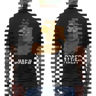Papabear Father Daughter Son Papa Bear Men's T-shirt Back Print - Thegiftio UK