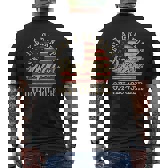 Papaw Like A Grandpa Only Cooler Papaw Father's Day Men's T-shirt Back Print | Mazezy