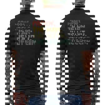 Papaw The Man The Myth The Legend Father's Day Men's T-shirt Back Print | Mazezy