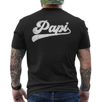 Papi Father's Day Papi Men's T-shirt Back Print - Monsterry UK