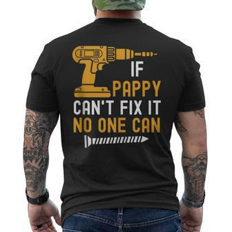 If Pappy Can't Fix It No One Can Father's Day Men's T-shirt Back Print - Thegiftio UK