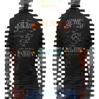 Para Abuelo Mejor Abuelo Del Mundo Dia Del Padre Fistbump Men's T-shirt Back Print | Mazezy