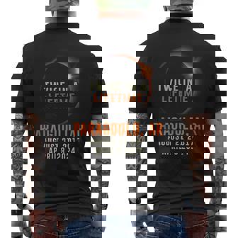 Paragould Arkansas Total Eclipse 2024 Twice In A Lifetime Men's T-shirt Back Print - Thegiftio