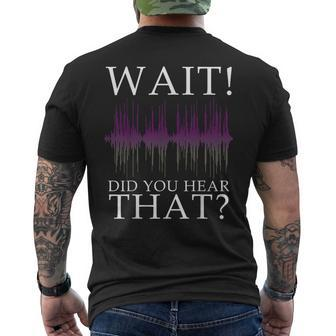 Paranormal Investigator Ghost Hunting Men's T-shirt Back Print - Monsterry DE