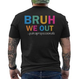 Paraprofessional Para Paraeducator Men's T-shirt Back Print - Seseable